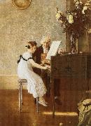 george bernard shaw Young lady to accept fees from her piano teacher oil painting reproduction